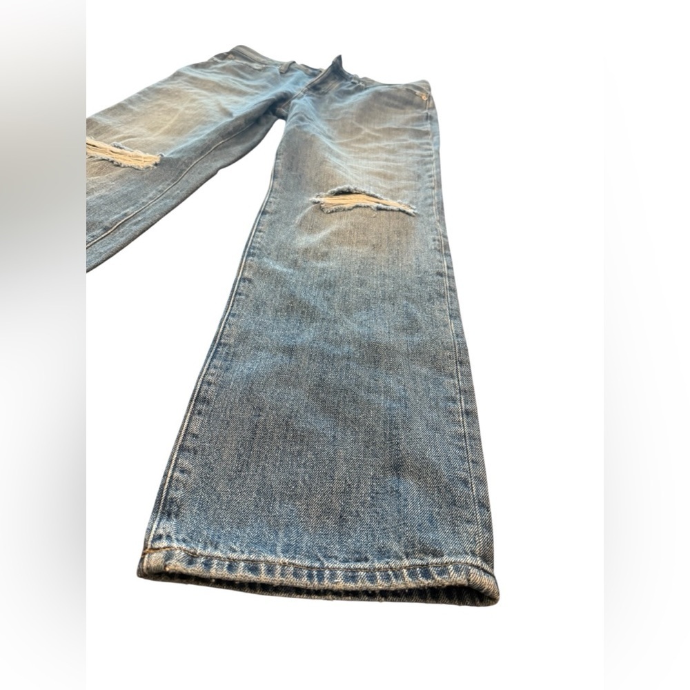 J Crew Mid-Rise Slouchy Distressed Jean in 1984 Slouchy Size 28 - Picture 3 of 10